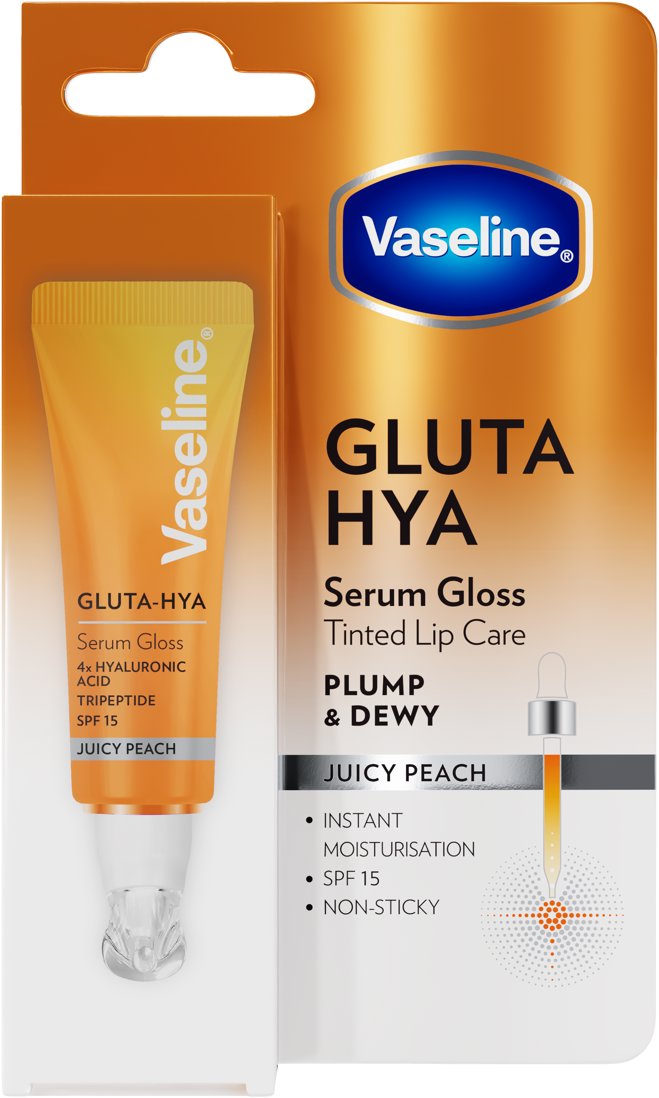 VASELINE Gluta-Hya Lip Serum Juicy Peach 10 ml