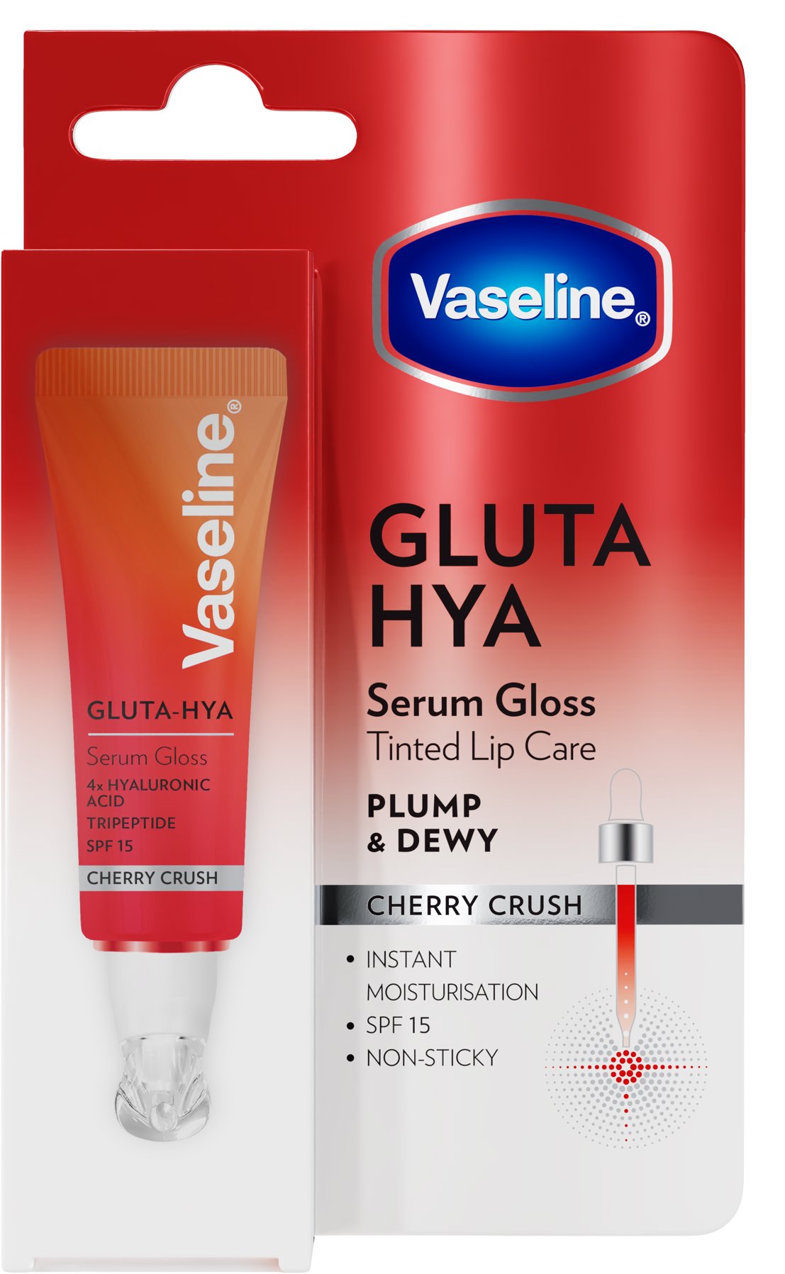 VASELINE Gluta-Hya Lip Serum Cherry Crush 10 ml
