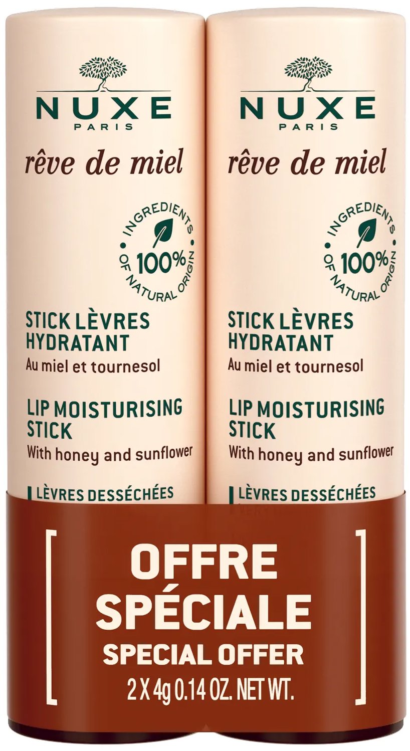 NUXE Reve de Miel duo stick 2× 4 g