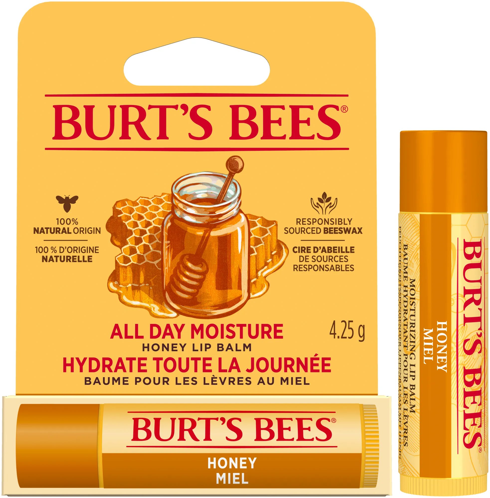 BURT´S BEES Balzám na rty medový 4,25 g