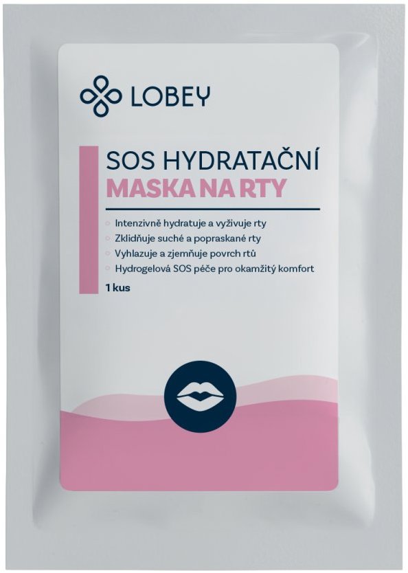 LOBEY SOS Hydratační maska na rty 1 ks