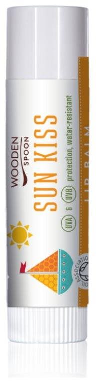 WoodenSpoon Opaľovací balzam na pery Sun Kiss 4,3 ml