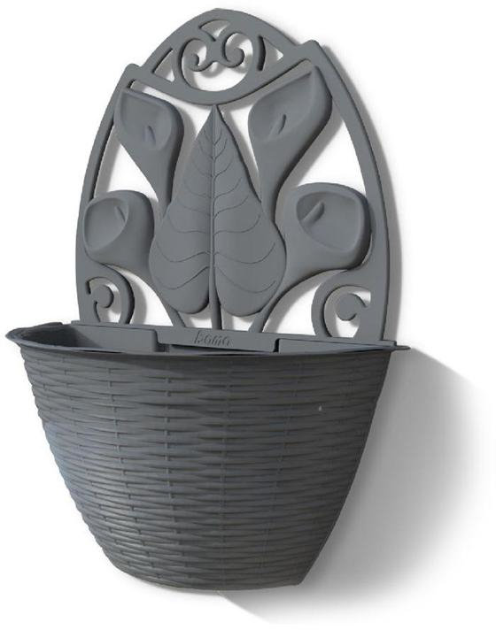 BAMA Závěsný květináč Gerla, světle hnědý, 32 cm