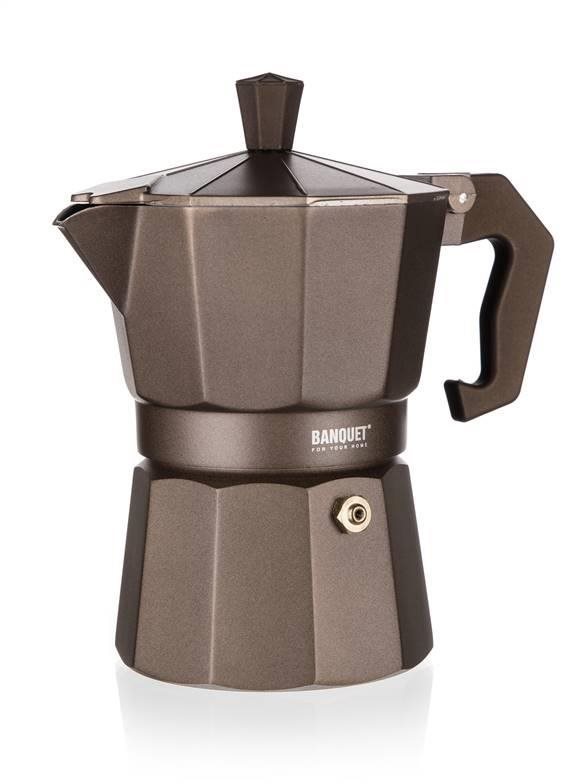 BANQUET CAMPI Dark Brown, 6 šálok