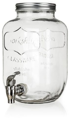 BANQUET - Zásobník sklenený s ventilom BRISA, 4 l