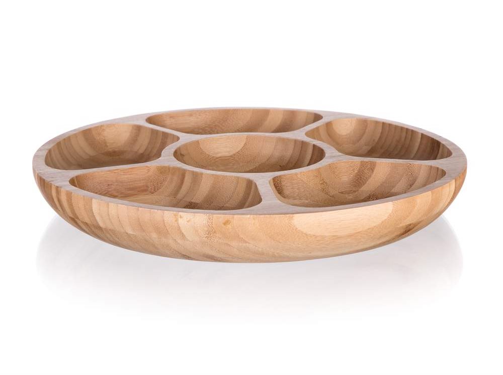 BANQUET Miska delená BRILLANTE Bamboo 31,5 × 4 cm