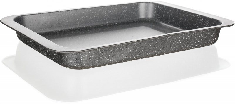 BANQUET Plech hlboký s nepriľ. povrchom GRANITE 36,5 × 27 × 4,5 cm