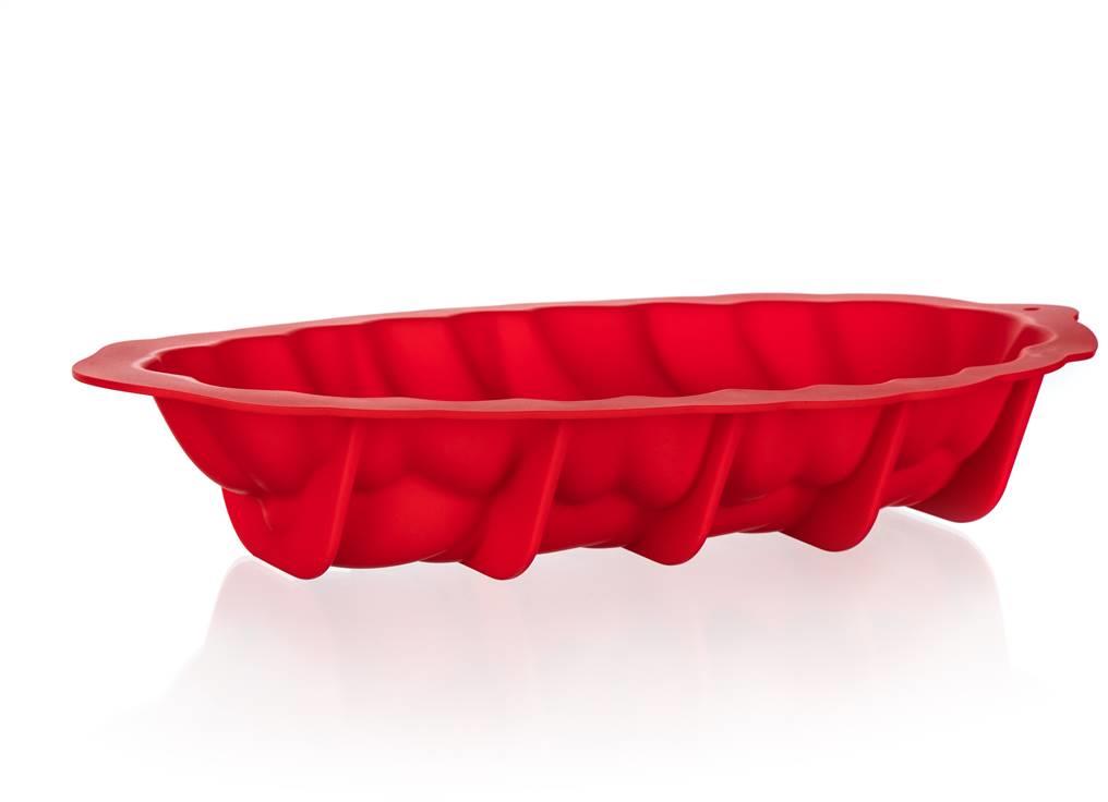 BANQUET CULINARIA Red Forma na vianočku 41 × 20 × 7 cm, silikón