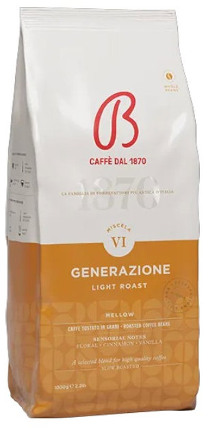 Barbera VI Generaz. Light Roast 1000 g zrnková