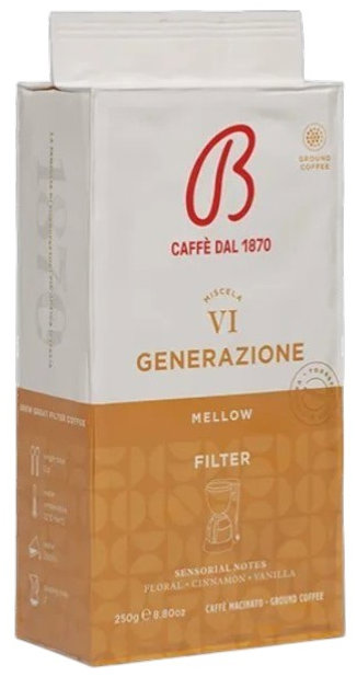 Barbera VI Generazione VB FILTER 250 g X20 mletá