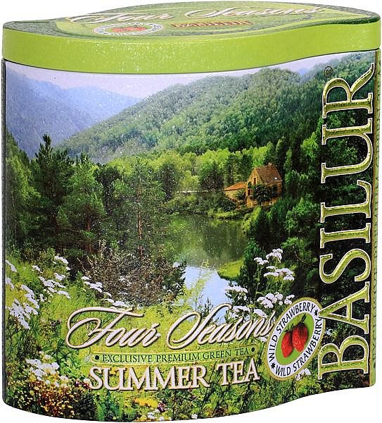 BASILUR Four Seasons Summer Tea, plech, 100 g