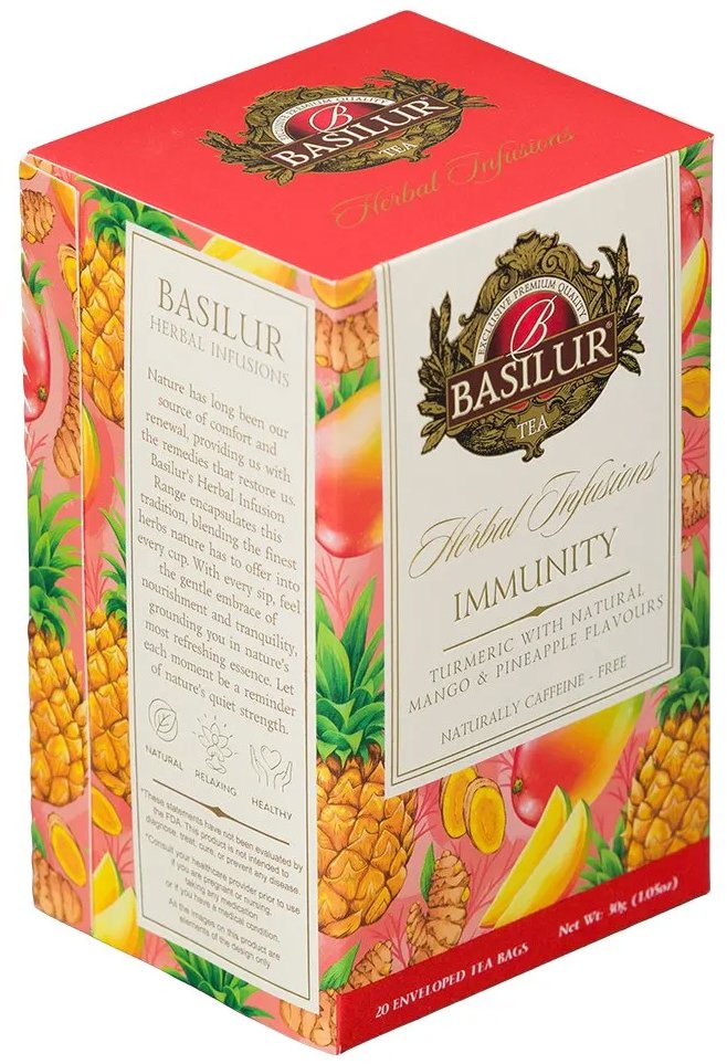 BASILUR Herbal Immunity 20× 1,5 g prebal