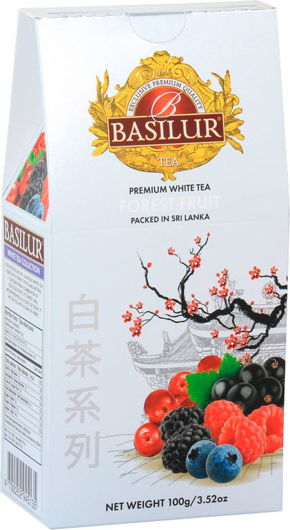 BASILUR White Tea Forest Fruit papier 100 g
