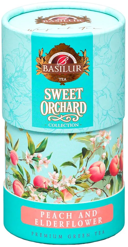 BASILUR Sweet Orchard Peach & Elderflower, papier 75 g