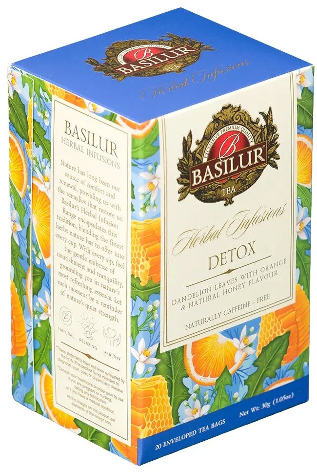 BASILUR Herbal Detox 20× 1,5 g prebal