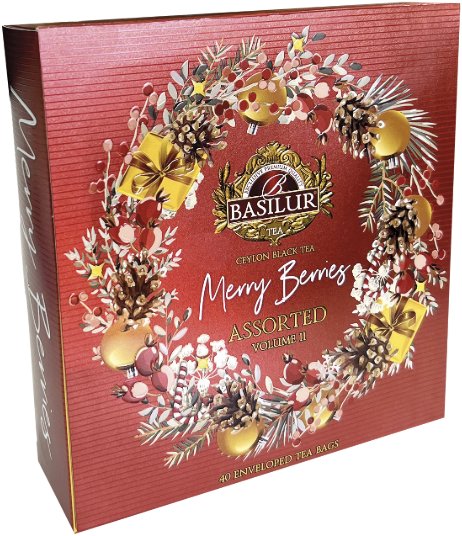 Basilur Merry Berry Assorted Vol. II 20× 2 g, 10× 1,5 g, 10× 1,8 g