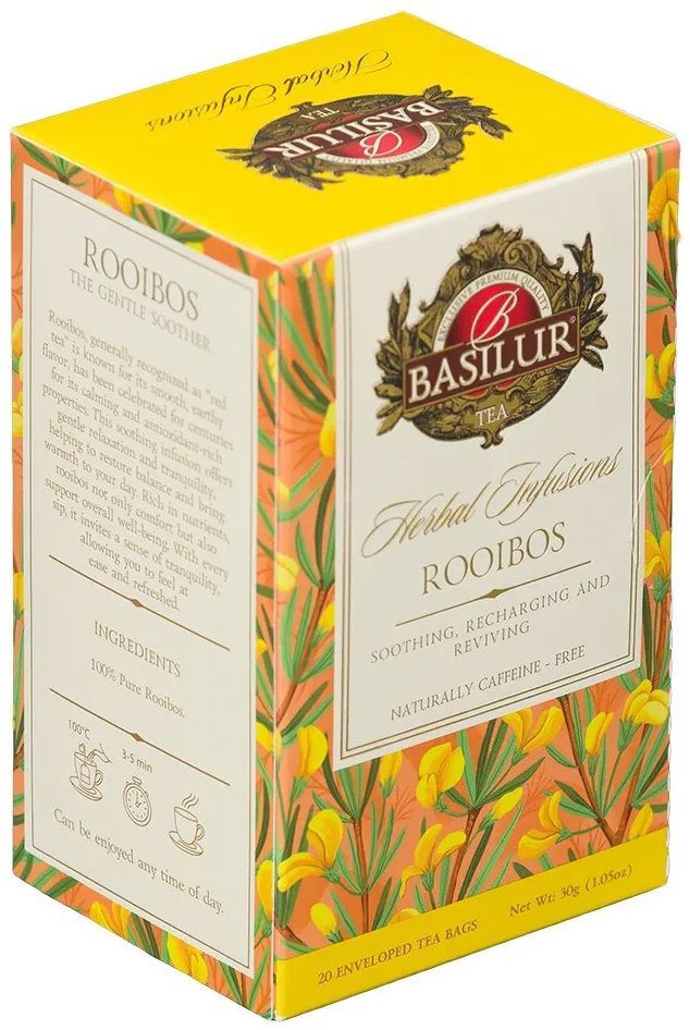 BASILUR Herbal Rooibos 20× 1,5 g prebal