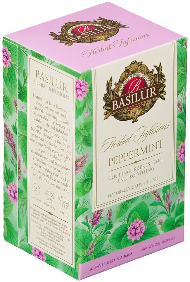 BASILUR Herbal Peppermint 20× 1,2 g prebal