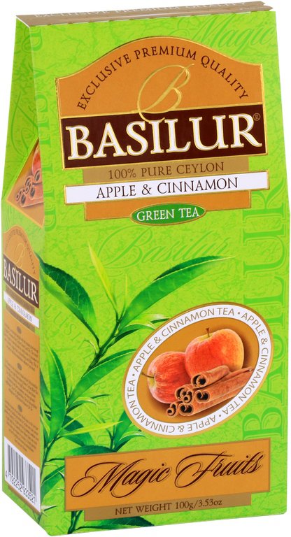 Basilur Magic Green Apple & Cinnamon 100 g papier