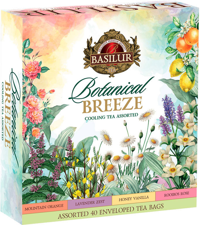 BASILUR Botanical Breeze Cooling Tea Assorted 40 vreciek
