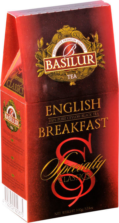 BASILUR Specialty English Breakfast papier 100 g
