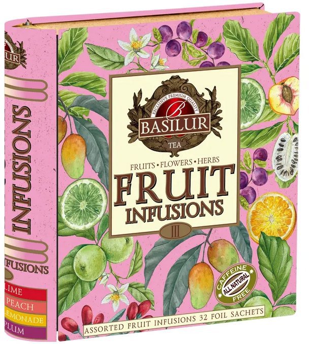 BASILUR Fruit Infusions Book Assorted Vol. III plech 32× 2 g