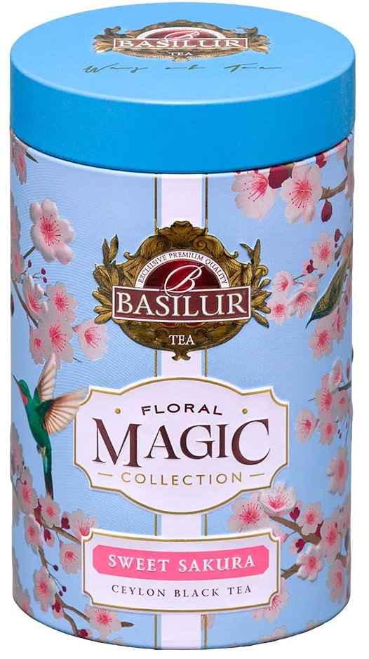 BASILUR Floral Magic Sweet Sakura, plech, 75 g