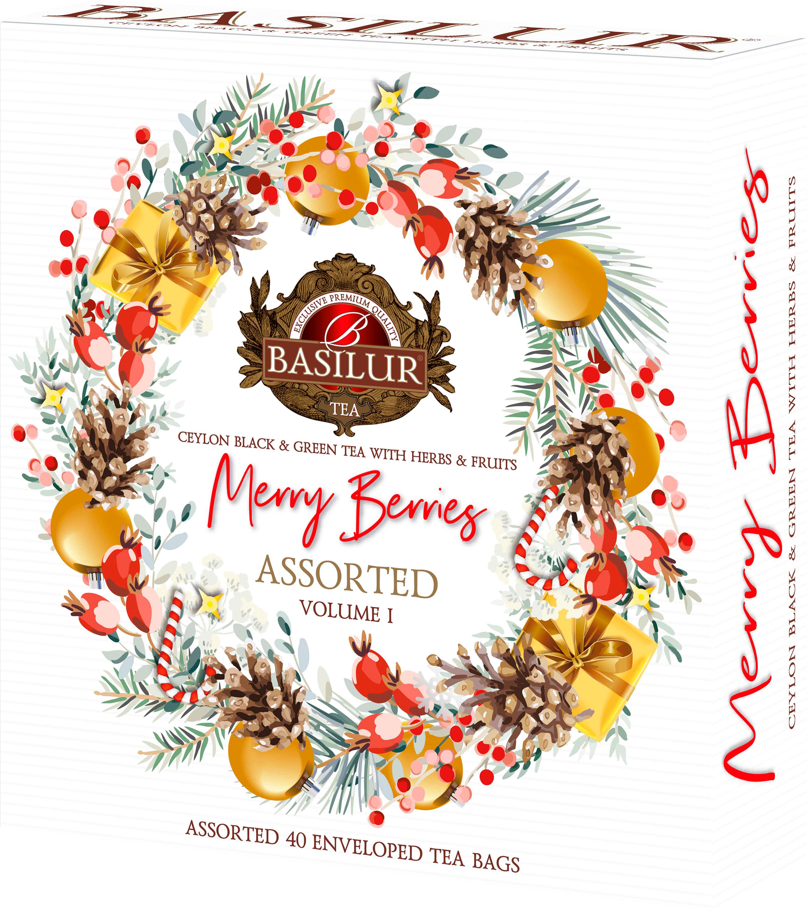 BASILUR Merry Berry Assorted Vol. I 40 vreciek, prebal