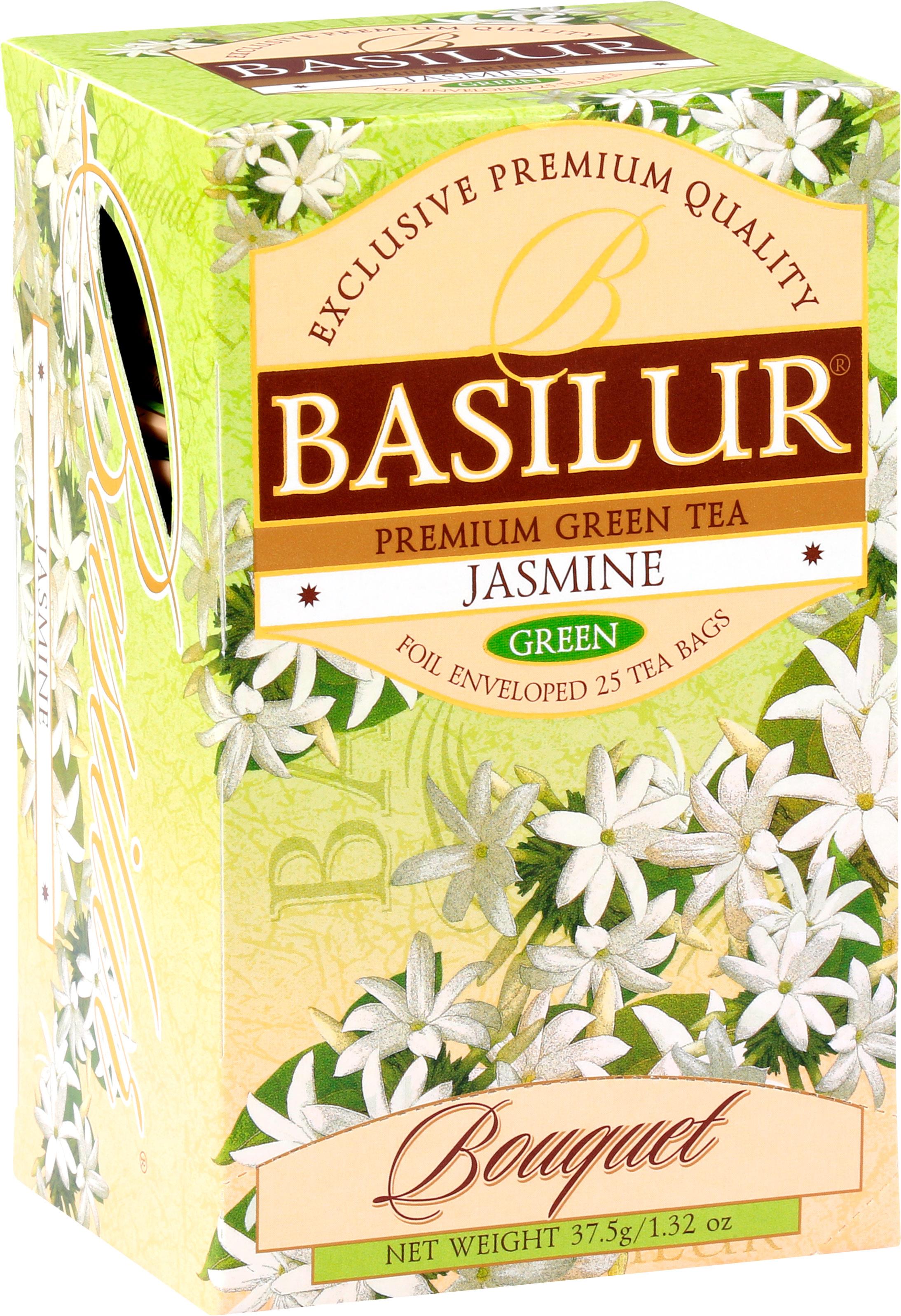BASILUR Bouquet Jasmine 25× 1,5 g, prebal