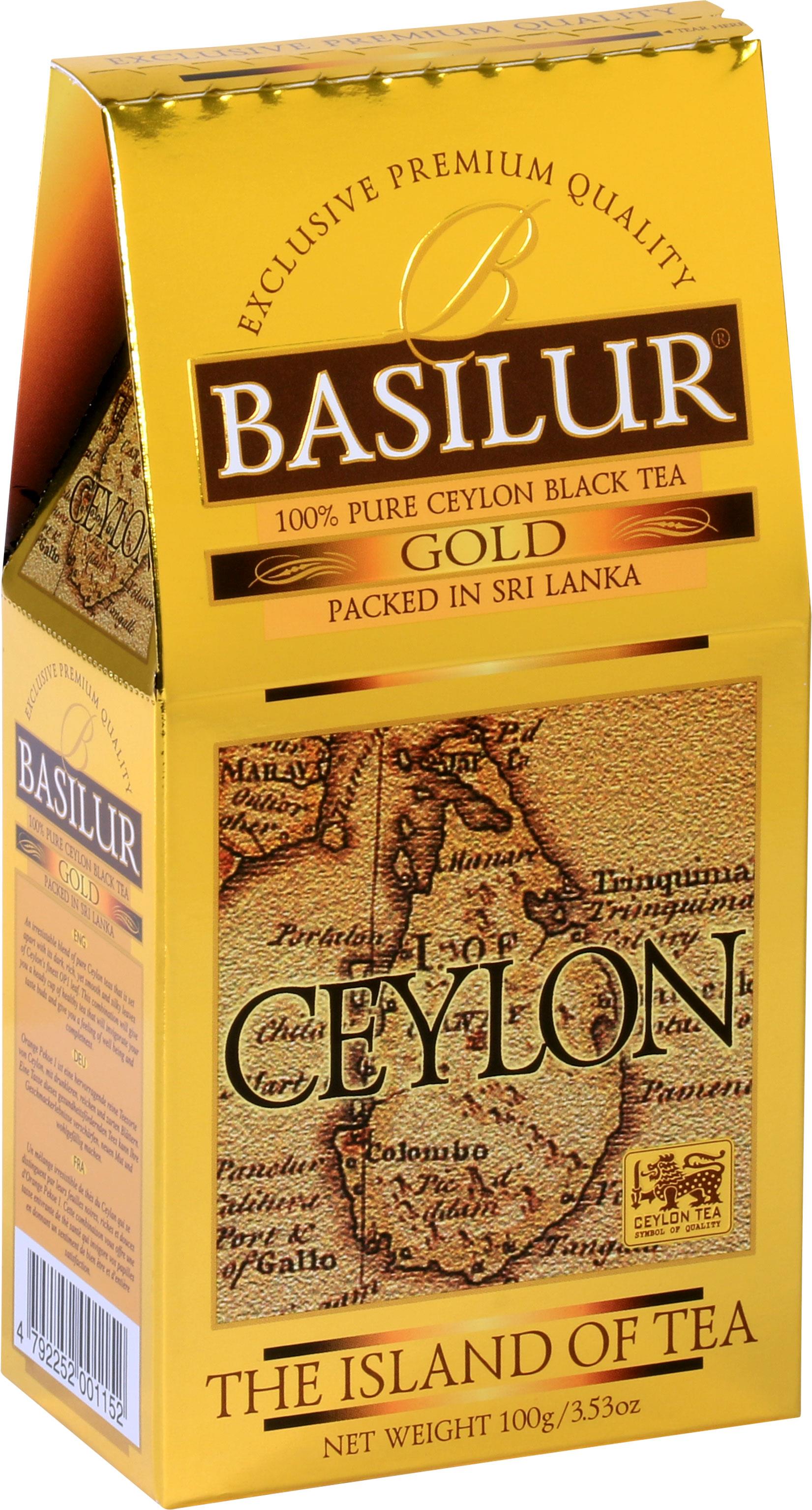 BASILUR Island of Tea Gold OP1 100 g, papier