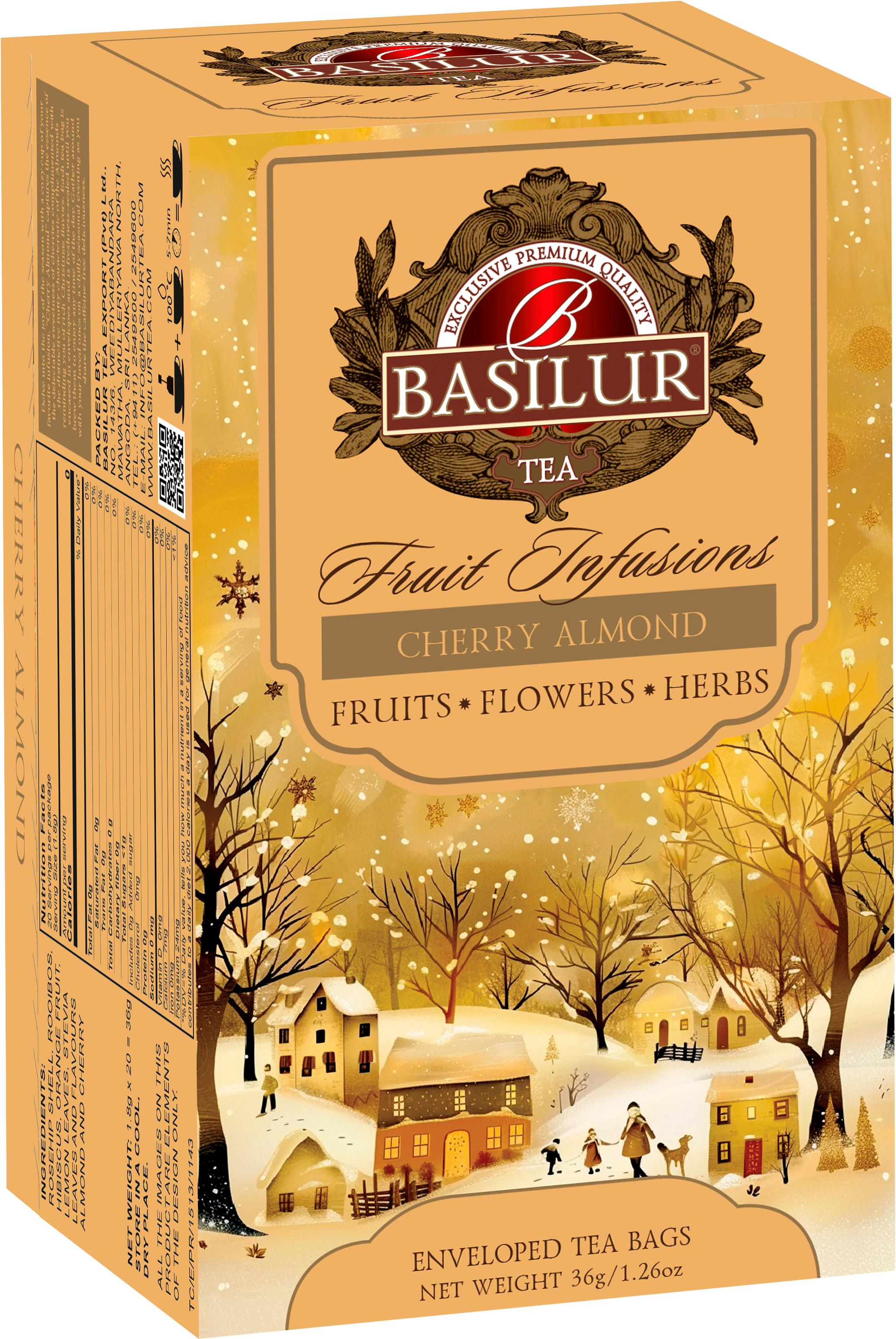 BASILUR Christmas Fruit Cherry Almond 20× 1,8 g, prebal