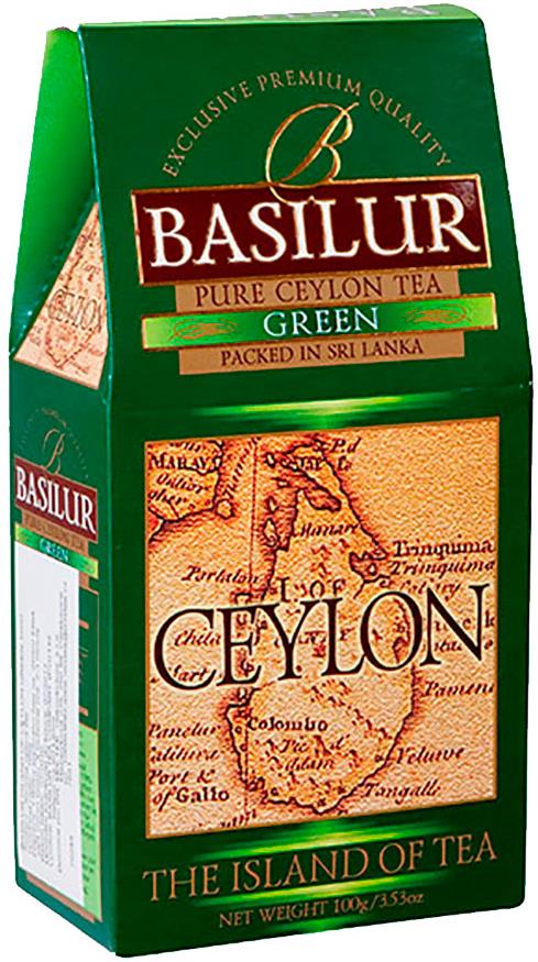 BASILUR Island of Tea Ceylon Green 100 g, papier