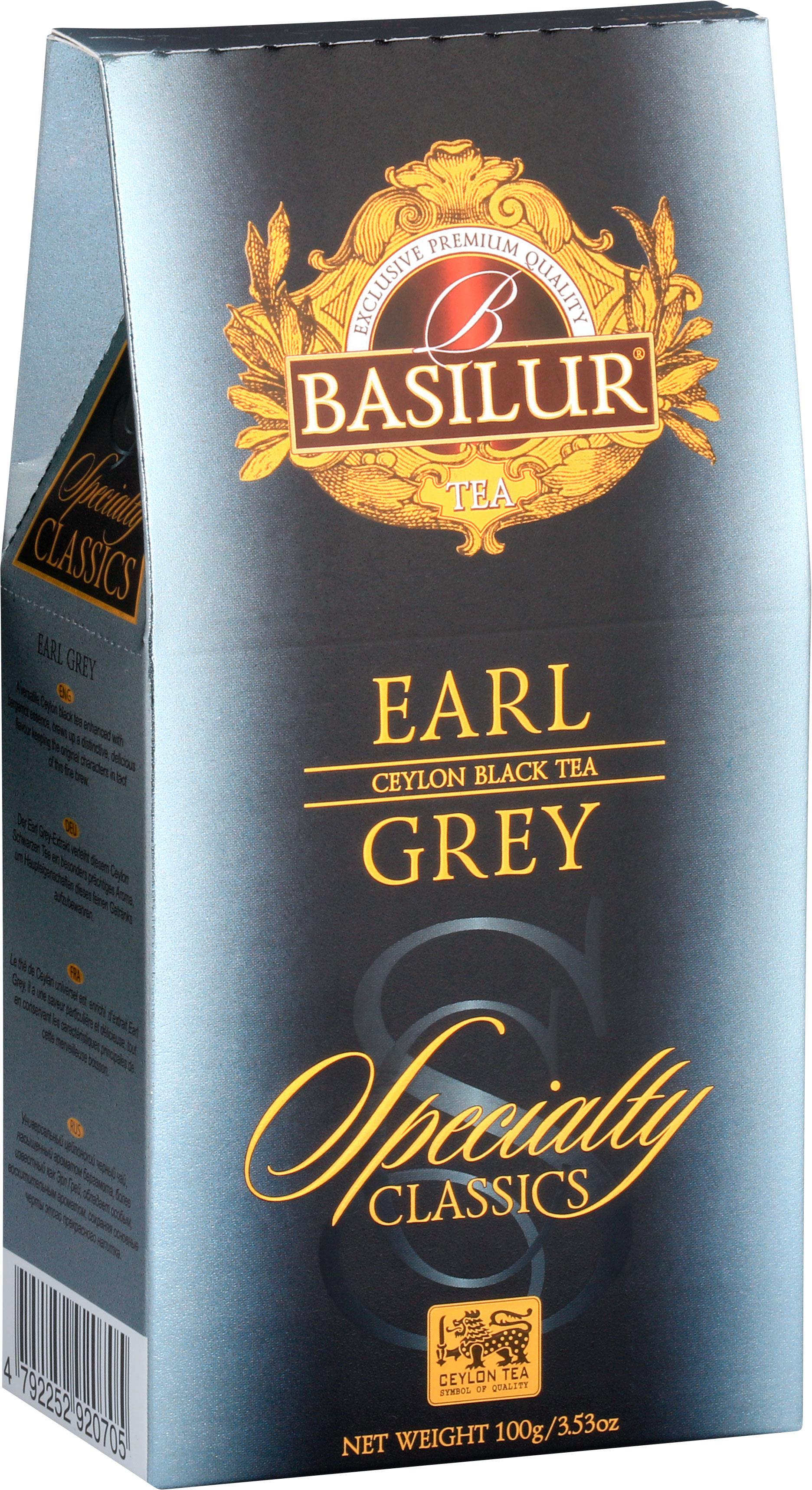 BASILUR Specialty Earl Grey 100 g, papier