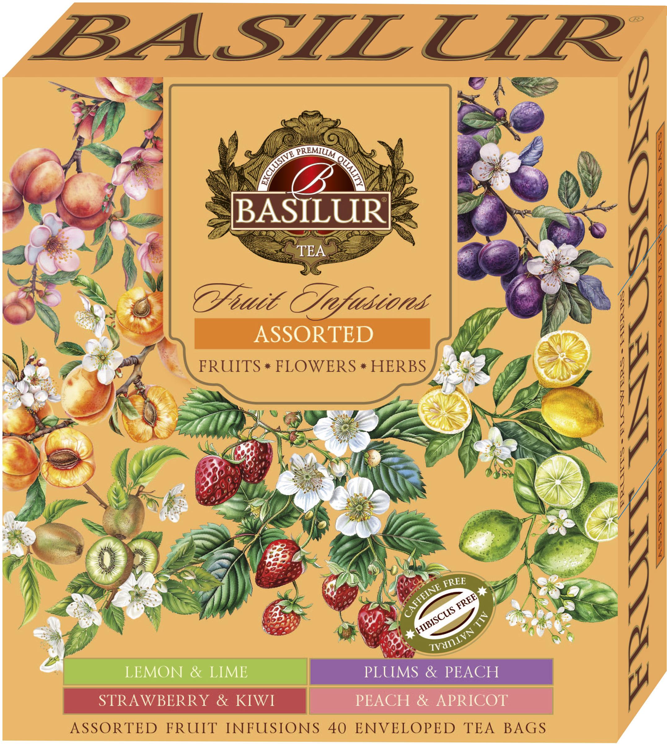 BASILUR Without Hibiscus Assorted 40× 1,8 g, prebal