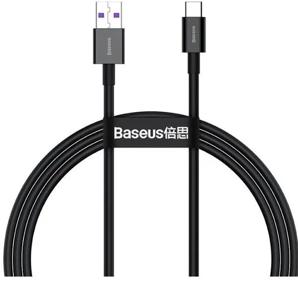 Baseus Superior Series rýchlonabíjací kábel USB/Type-C 66 W 2 m čierny
