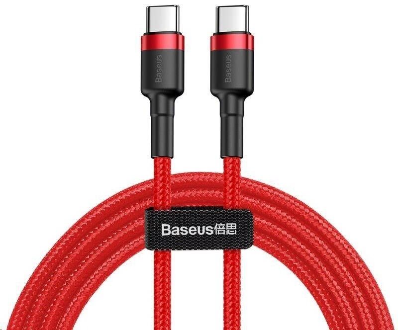 Baseus Cafule Series nabíjací/dátový kábel USB-C na USB-C PD2.0 60 W Flash 2 m, červená