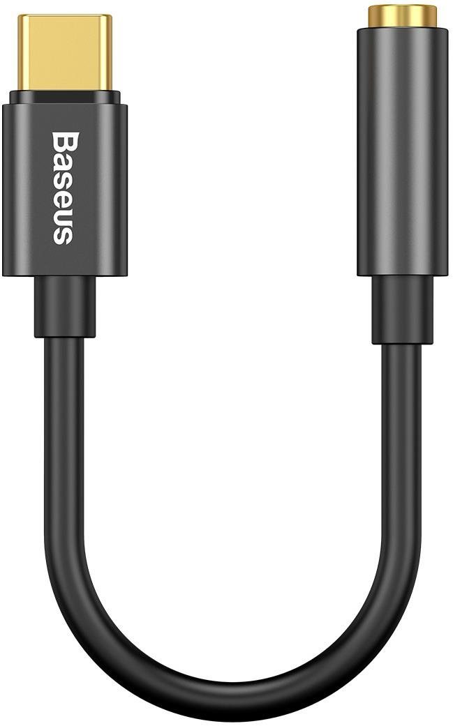 Baseus audio adaptér L54 USB-C samec na 3,5 mm Jack samica, čierna