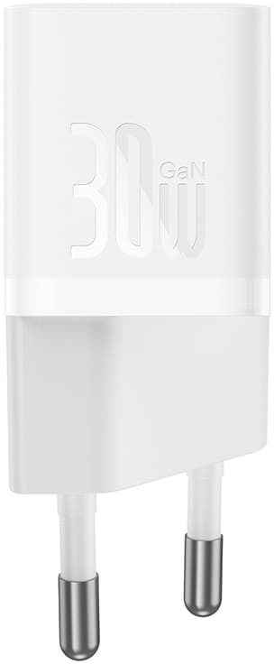 Baseus GaN5 Fast Charger (mini) 1C 30 W EU White