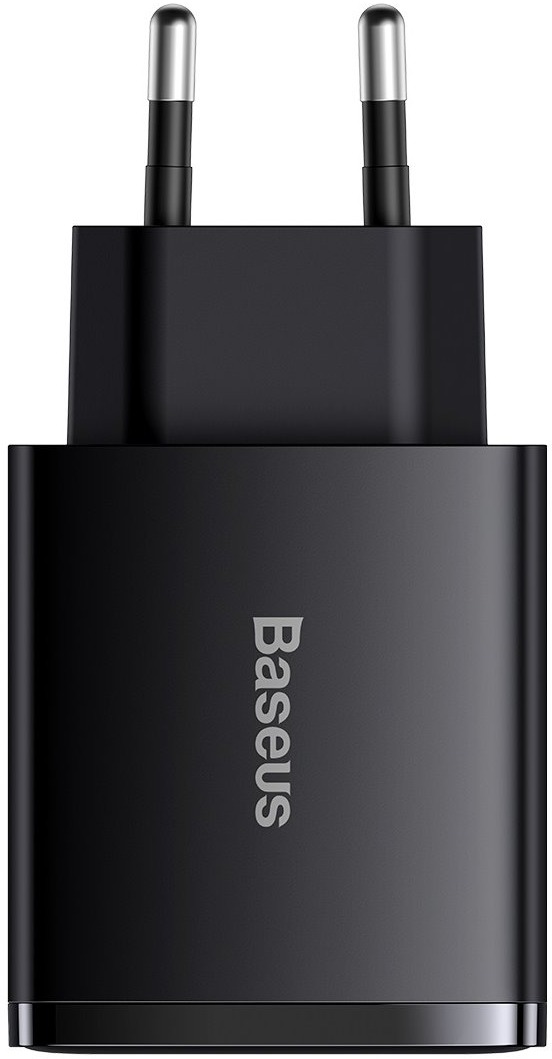 Baseus Compact Quick Charger 2U+C 30 W EU Black