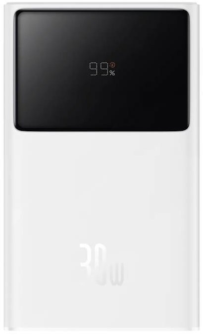 Baseus Star-Lord 10000 mAh, 30 W biely