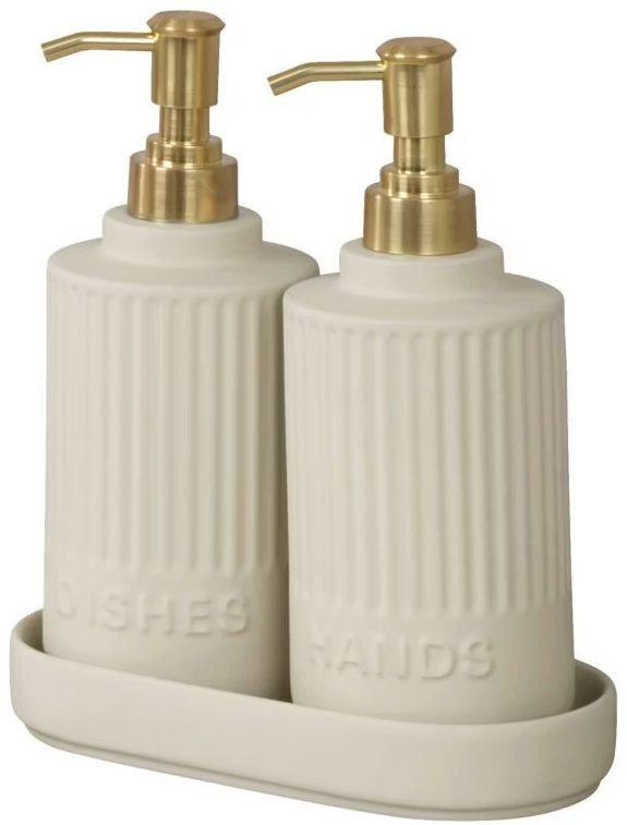 Wenko Heidi, sada dávkovačů s podložkou, 2 × 550 ml
