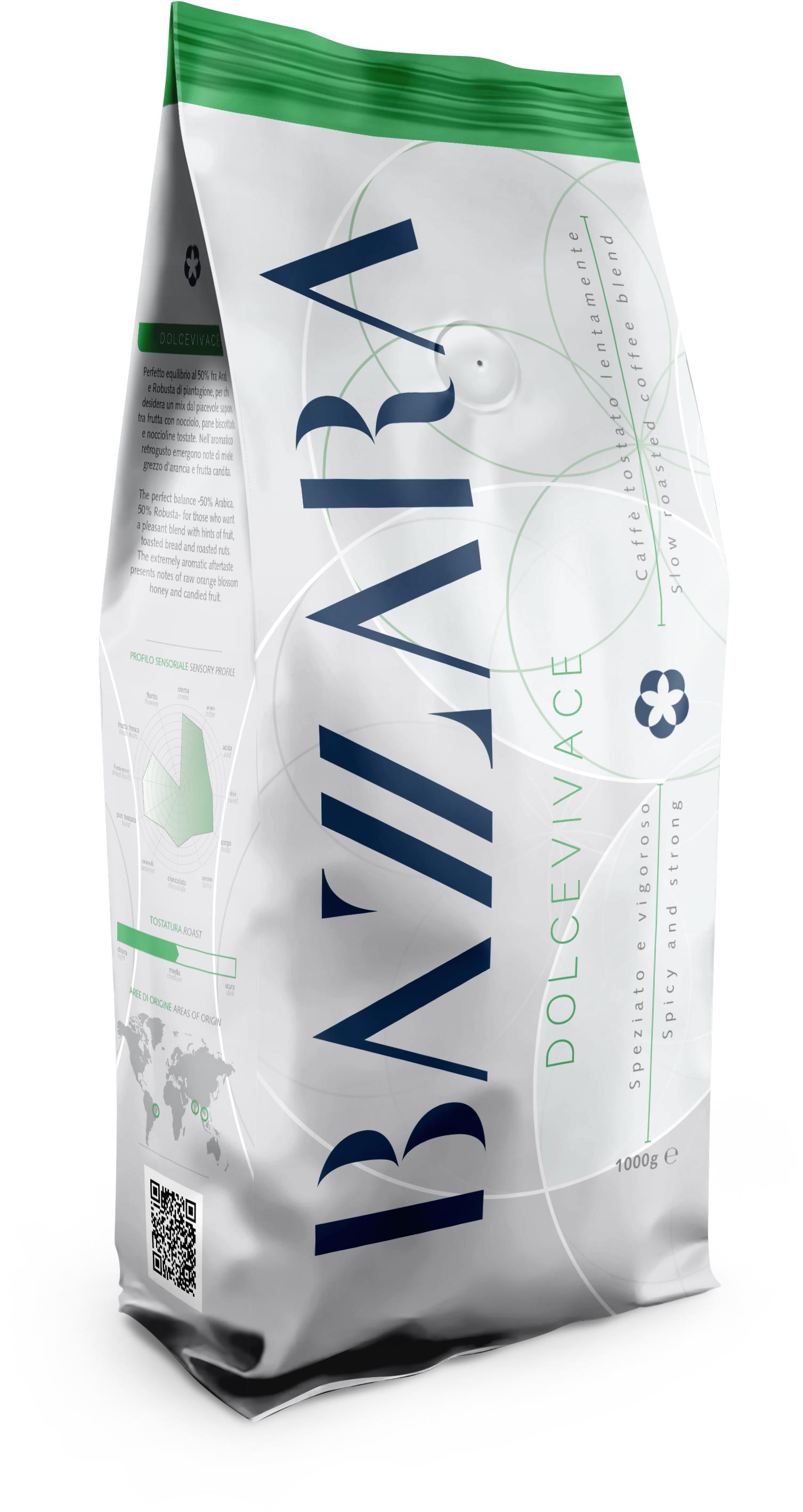 BAZZARA Dolcevivace 1 kg zrnková káva