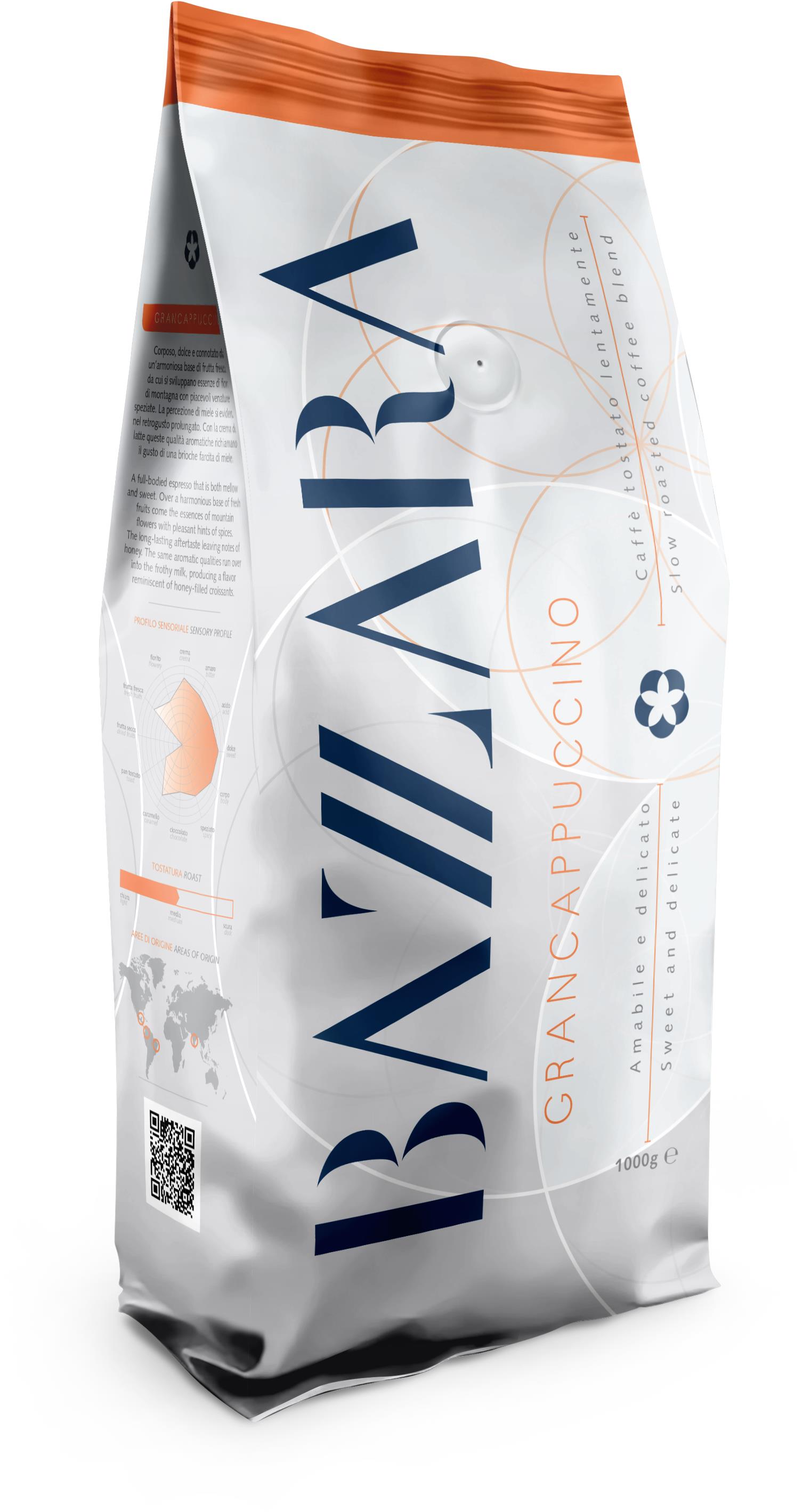 BAZZARA Grancappuccino 1 kg zrnková káva