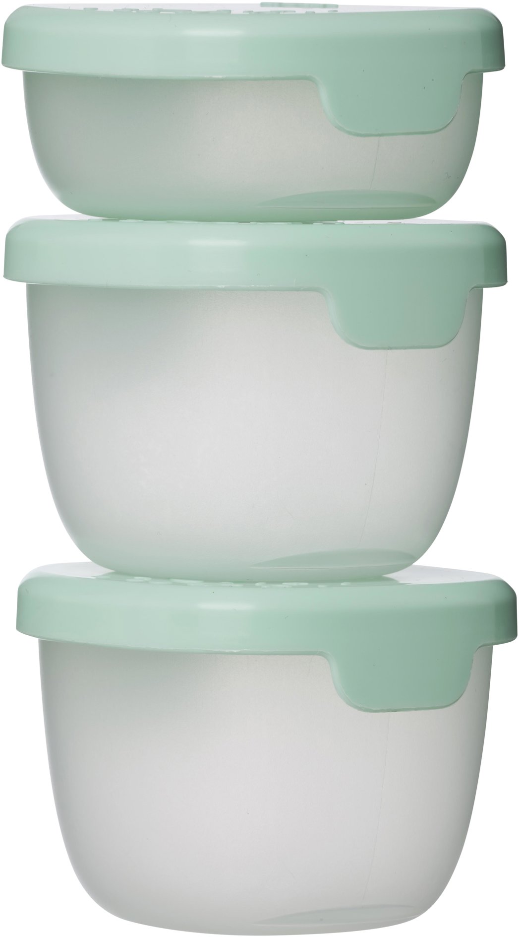 b. box Sada škatuliek Snack tubs 3 ks zelené