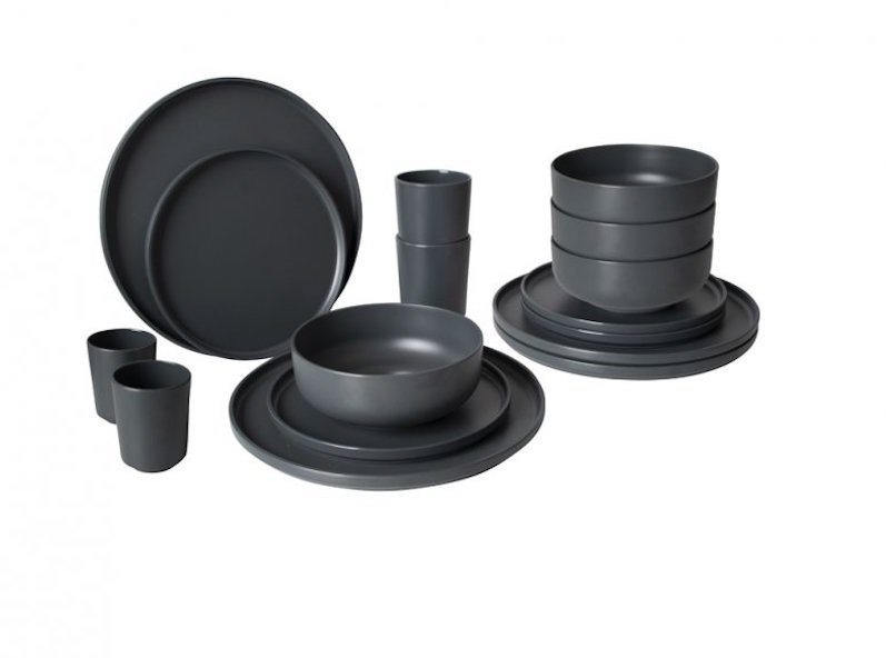 Bo-Camp IND Tableware Patom 16dlg.mel.antr