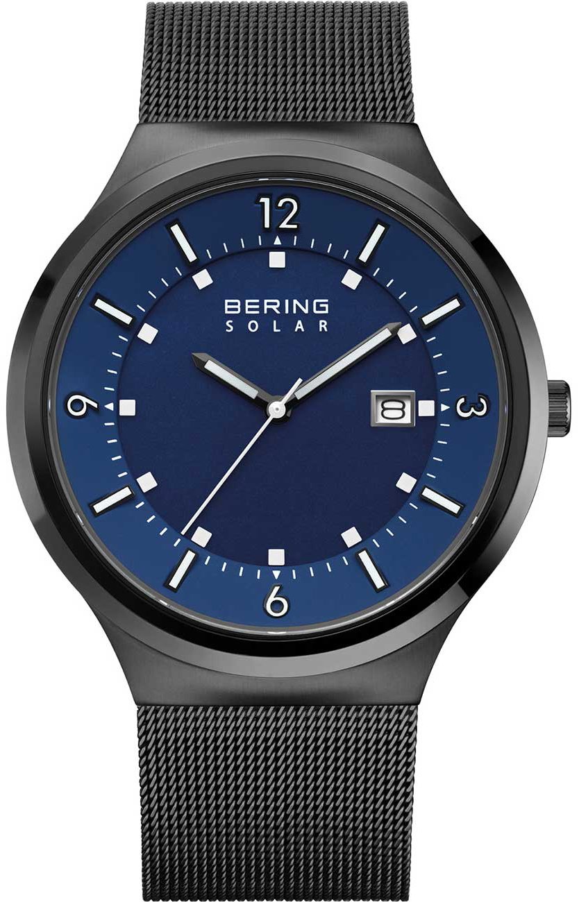 Bering 14442-227 Mens Watch Solar Watch 42 mm 5 ATM
