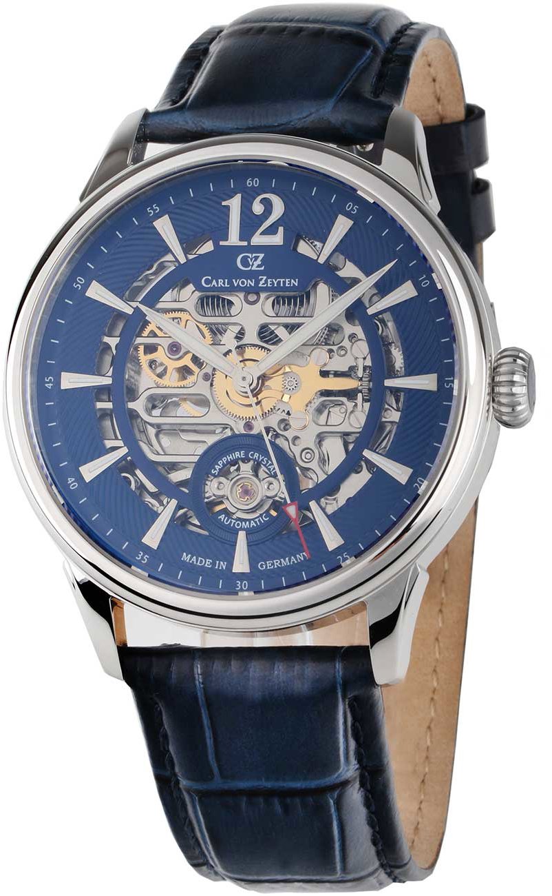 Carl von Zeyten CVZ0080BLS Mens Watch Schramberg Automatic 42 mm 5 ATM