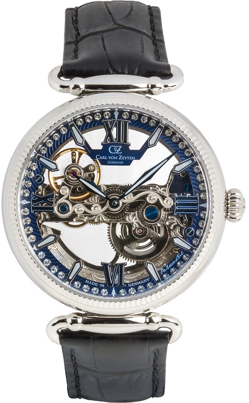 Carl von Zeyten CVZ0083BLS Ladies Watch Häusern Automatic Limited Edition 42 mm 3 ATM