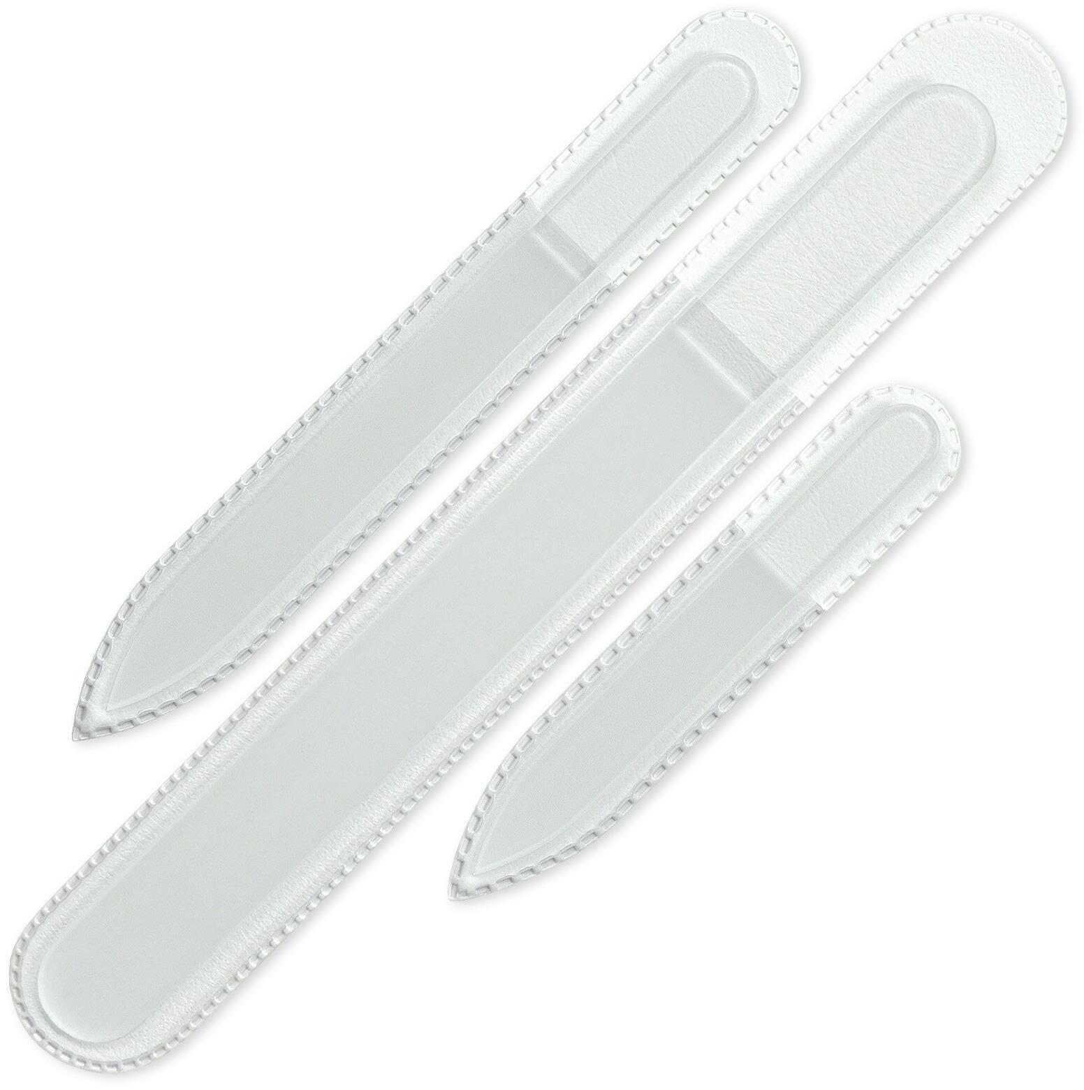 Mont Bleu Sada 3 čírych sklenených pilníkov na nechty T-BMS