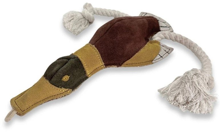 PafDog Káčer Larry z kože a juty, 45 cm